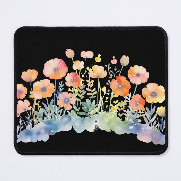 Item preview, Pretty Watercolor Flowers Design designed and sold by IvyIsle.