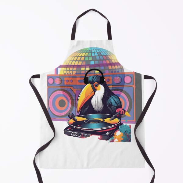 Item preview, Toucan being a DJ designed and sold by Yeyishop.