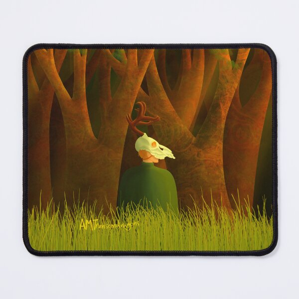 Item preview, The Deer Stalker: Eerie and Beautiful Forest Art designed and sold by Transcendragons.