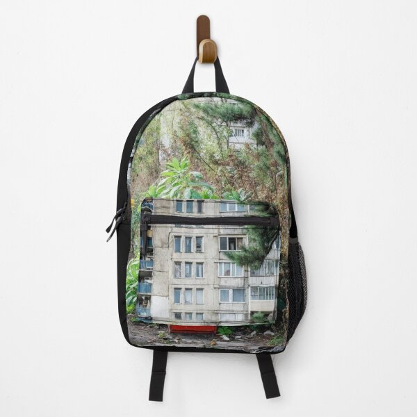Item preview, Urban Architecture Surrounded by Nature with Plants and Tree – Urban Photography designed and sold by regnumsaturni.