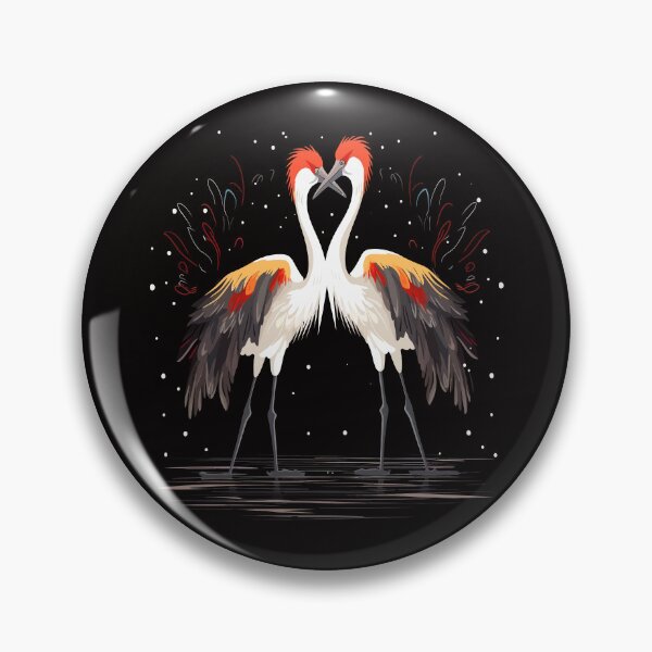 Item preview, Whooping Crane Valentine designed and sold by creativellashop.