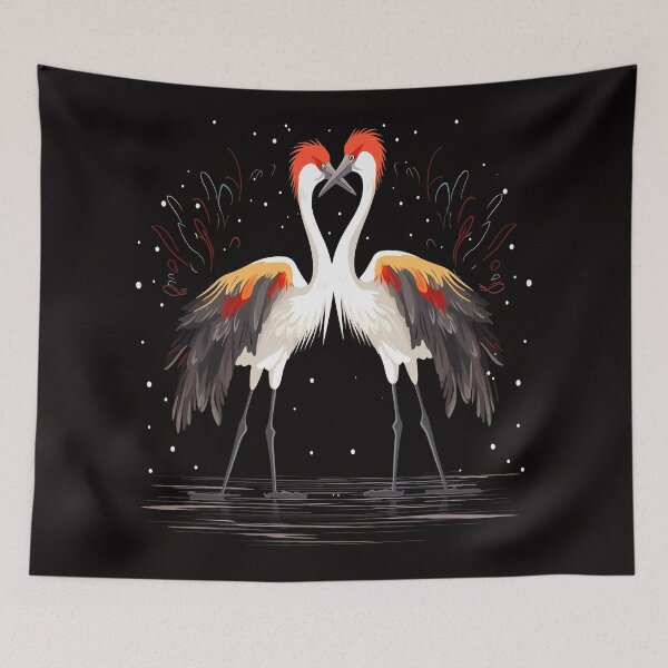 Item preview, Whooping Crane Valentine designed and sold by creativellashop.