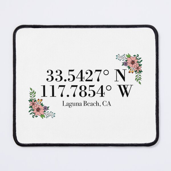 Item preview, Laguna Beach, CA Coordinates designed and sold by mynameisliana.