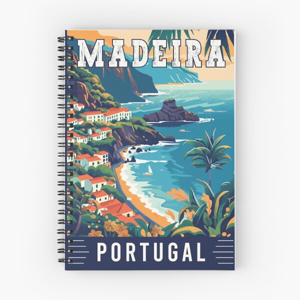 Item preview, Enchanting Beauty of Madeira in Portugal Vintage Travel Art designed and sold by turtlestart.