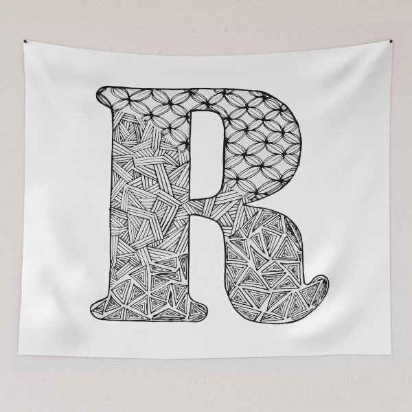 Item preview, Big Block Letter R designed and sold by mikilevran.