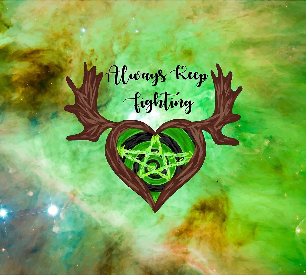 "Always Keep Fighting" by AzraelAbbadon Redbubble