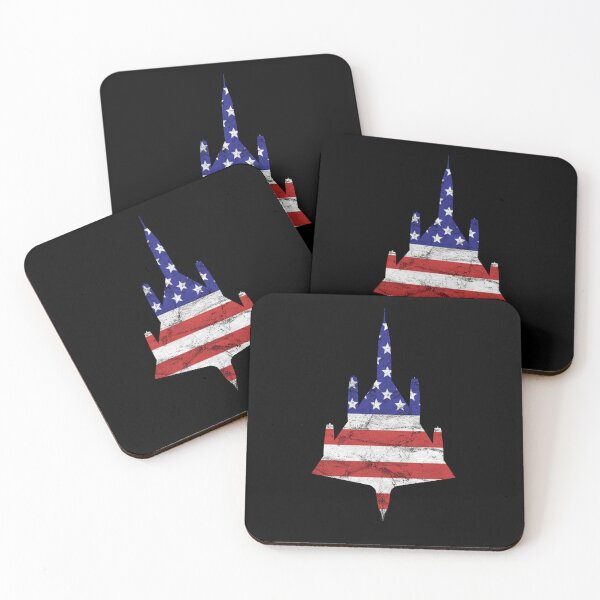 Item preview, B-58 Hustler Supersonic Strategic Bomber Jet Patriotic Flag Silhouette designed and sold by RealPilotDesign.