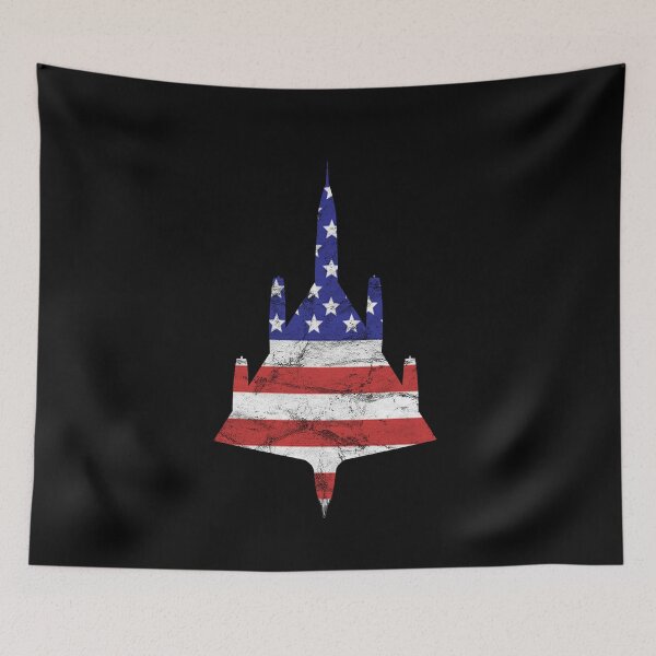 Item preview, B-58 Hustler Supersonic Strategic Bomber Jet Patriotic Flag Silhouette designed and sold by RealPilotDesign.