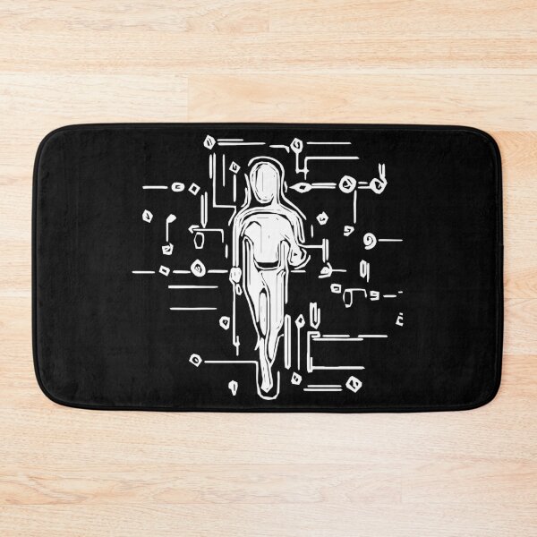Item preview, Microchip model catwalk | Retro Futuristic minimalist designed and sold by NoNoNomad.