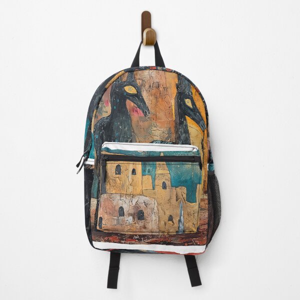Item preview, Mesopotamian Deities in a Gothic Cowboy World - outsider art designed and sold by deepglitchart.