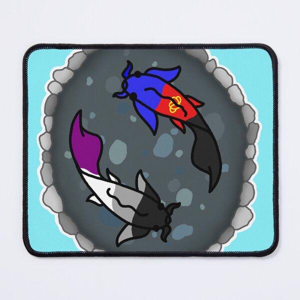 Item preview, Polyamorous and Ace Pride Flag Koi Pond designed and sold by CastleOfDragons.