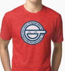 Ghost in The Shell Laughing Tri-blend T-Shirt