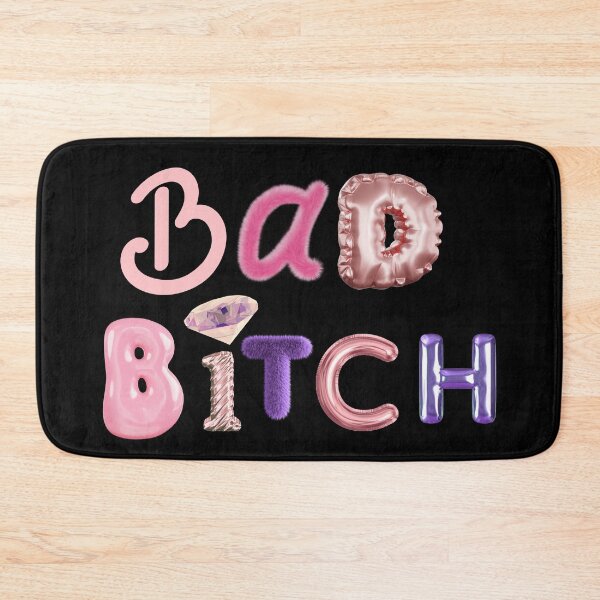 Item preview, B@D B!TCH – Glitter Gothic Empowerment Typography designed and sold by Parasocialite.