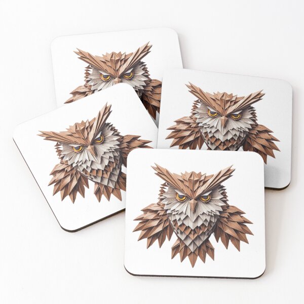 Item preview, Owl - Exotic Origami Animal Art Collection designed and sold by MiszungART.