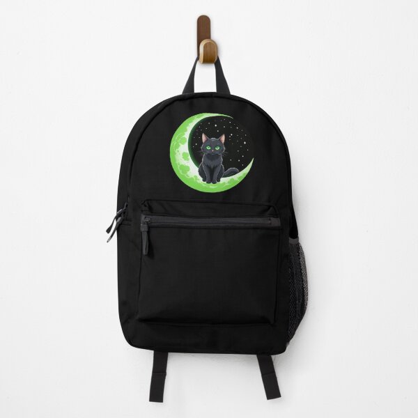 Item preview, Black Cat on Green Moon designed and sold by GrayWolf123.