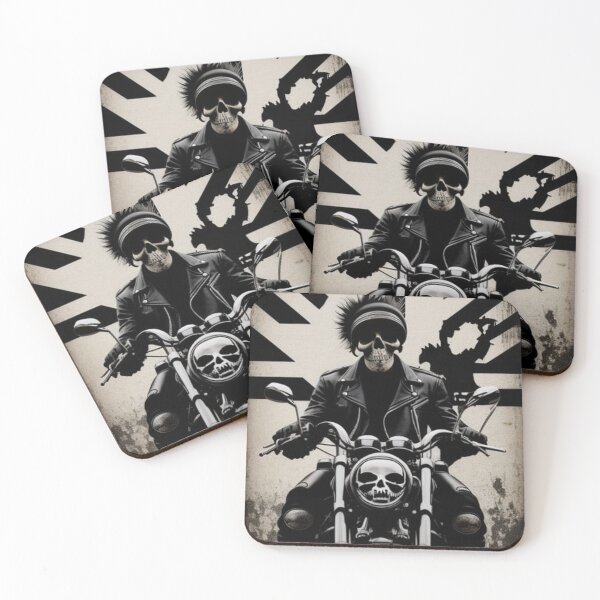 Item preview, Grunge Skull Biker Graffiti Art designed and sold by TheDarkWardrobe.