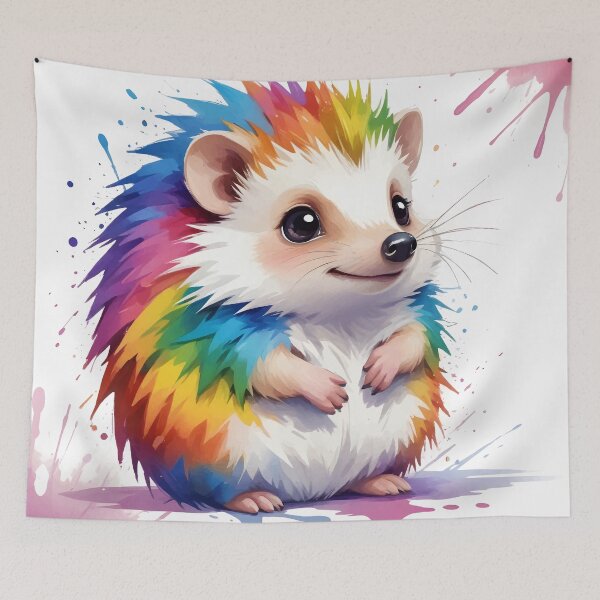 Item preview, Watercolor Hedgehog designed and sold by WildlifeInc.