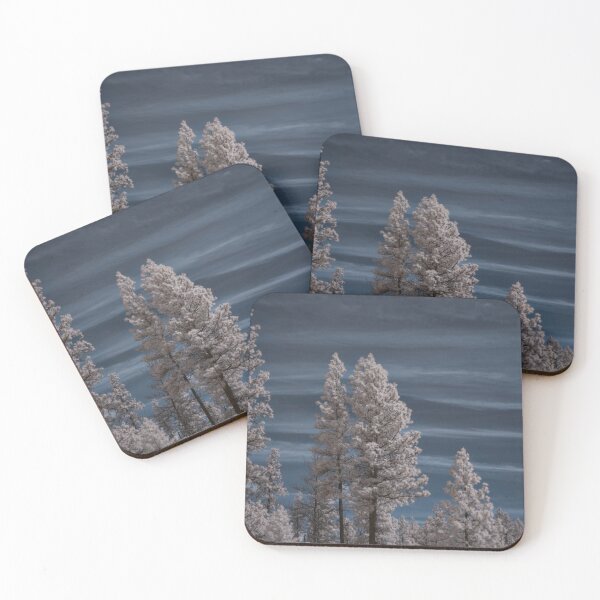 Item preview, Infrared tree tops in white designed and sold by Cblifeisgood.