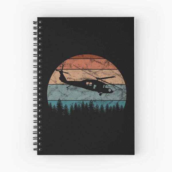 Item preview, UH-60 Black Hawk Helicopter Retro Sunset Silhouette Vintage designed and sold by RealPilotDesign.
