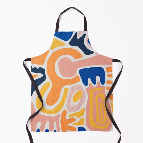 Item preview, Retro abstract summer art print designed and sold by juliaemelian.