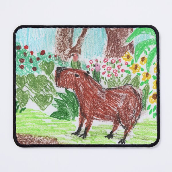 Item preview, capybara + lovebirds designed and sold by guilhernunes.