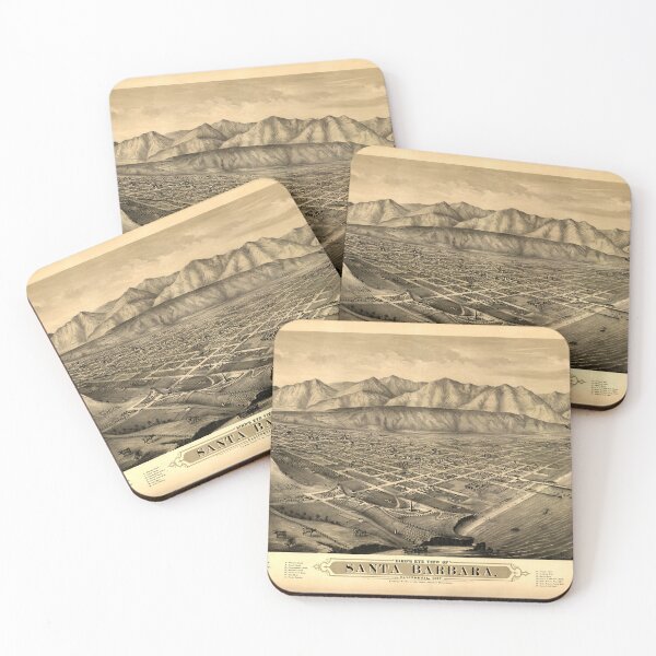Item preview, Santa Barbara, California (1877) designed and sold by allhistory.