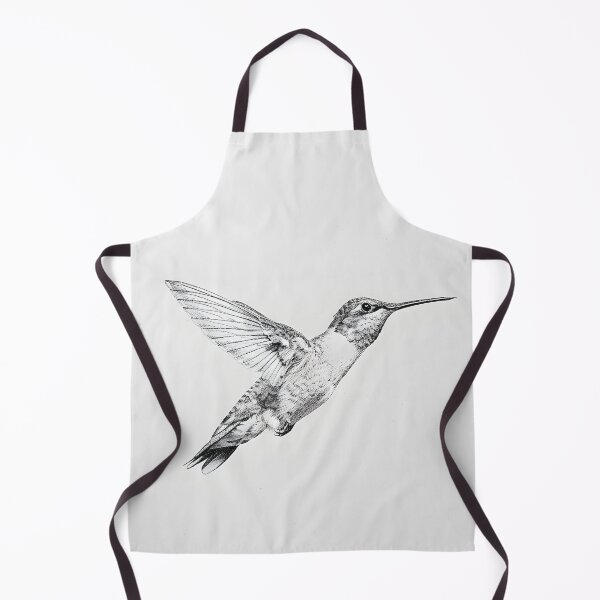 Item preview, Black and White Humming bird Pencil Drawing designed and sold by Pencil-Art.