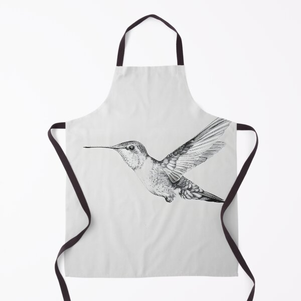 Item preview, Black and White Humming bird Pencil Drawing designed and sold by Pencil-Art.