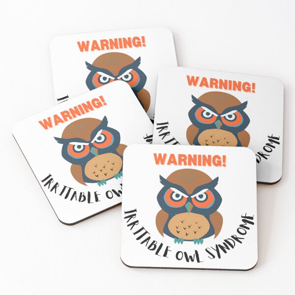 Item preview, Warning! Irritable owl syndrome designed and sold by IFarty.