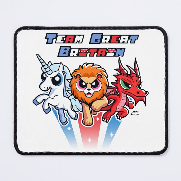 Item preview, TEAM GREAT BRITAIN! Cool Britannia cartoon British beasts designed and sold by jimmy-digital.