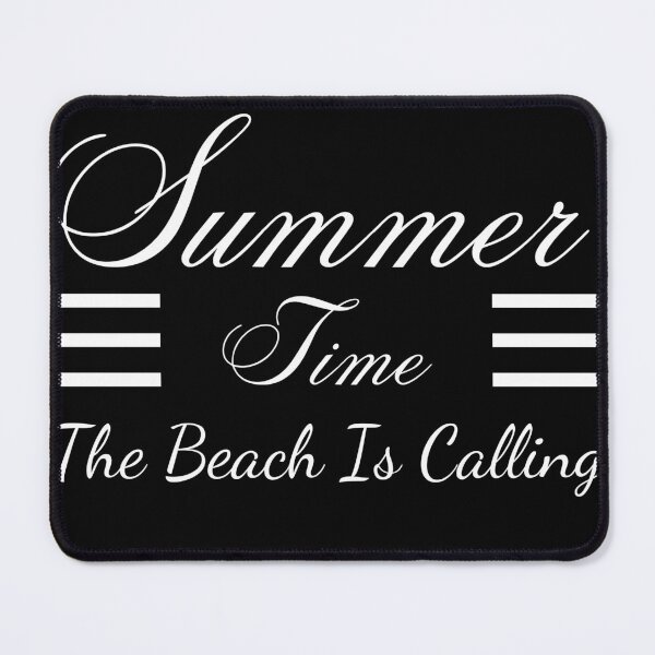 Item preview, Summer Time, The Beach is Calling Typographic Summer Beach campers Design designed and sold by Raise2Shine.