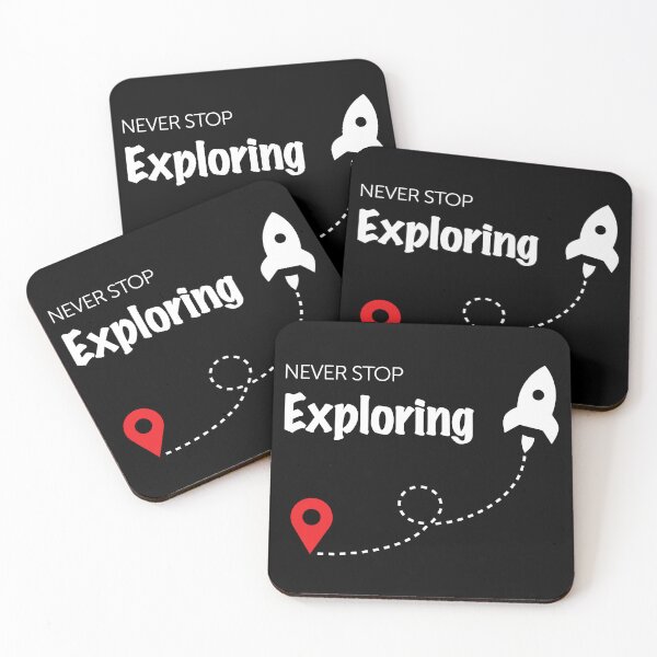 Item preview, Never Stop Exploring designed and sold by ScienceCorner.