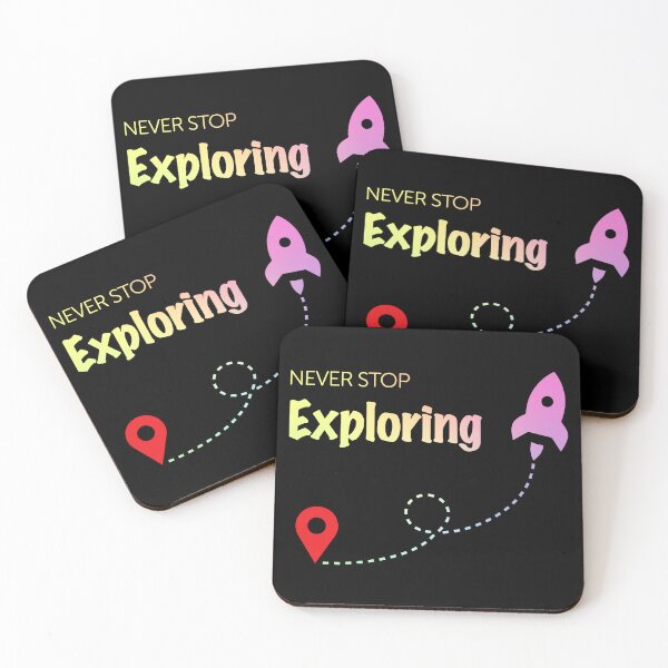 Item preview, Never Stop Exploring designed and sold by ScienceCorner.