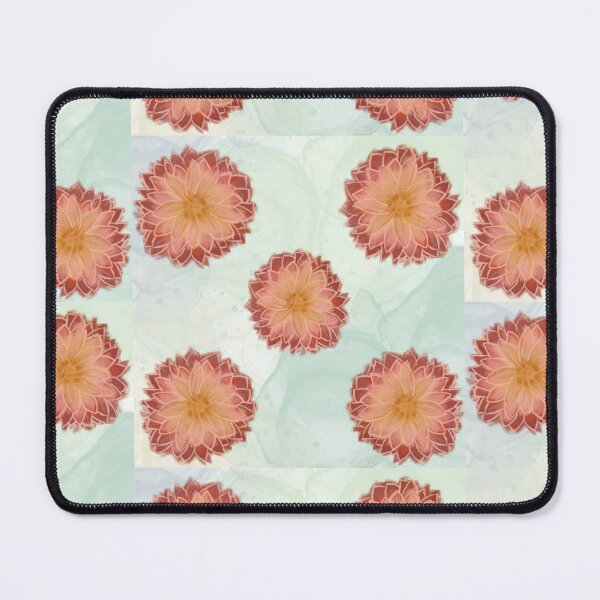 Item preview, Sunset Dahlias designed and sold by Lattice-Colors.