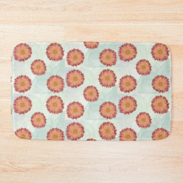 Item preview, Sunset Dahlias designed and sold by Lattice-Colors.