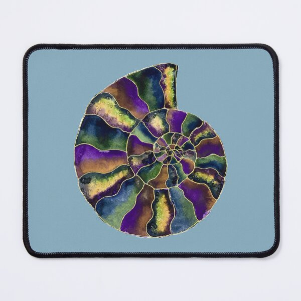 Item preview, Watercolour Ammonite Design in Purples designed and sold by rossartstudio.