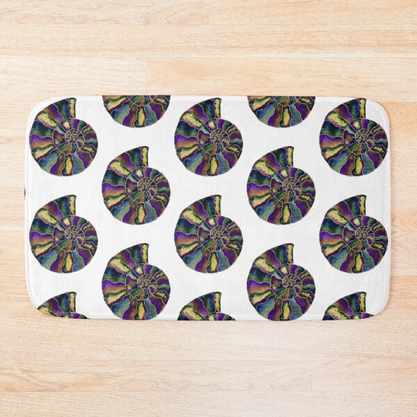 Item preview, Watercolour Ammonite Design in Purples designed and sold by rossartstudio.