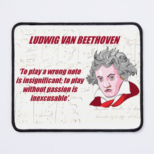 Item preview, Beethoven Music Quote designed and sold by TheatreOfMusic.