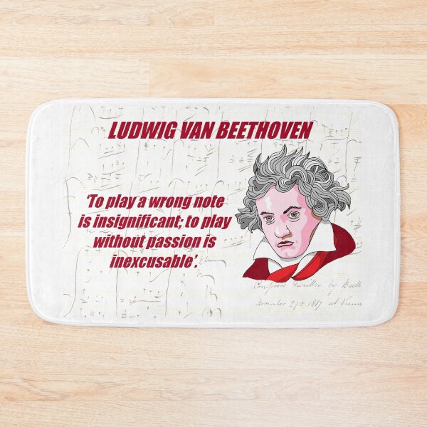 Item preview, Beethoven Music Quote designed and sold by TheatreOfMusic.