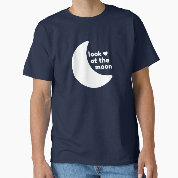 Item preview, Look at the Moon - White Solid designed and sold by TheeForestFox Shop.