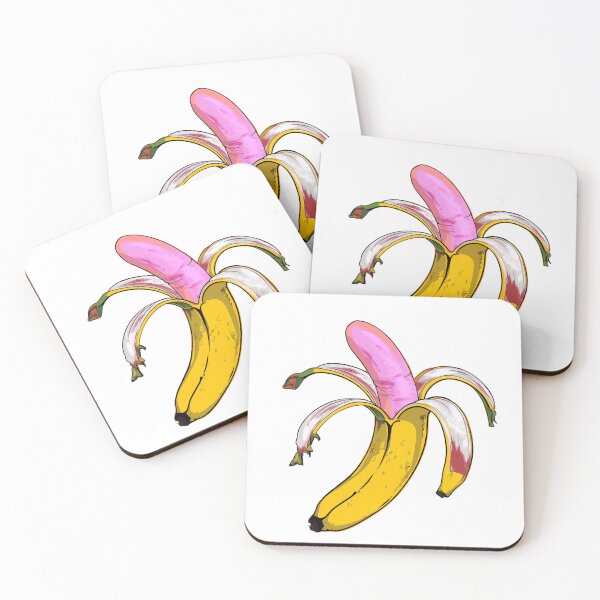 Item preview, Pink Pop Banana designed and sold by FatGiantCat.