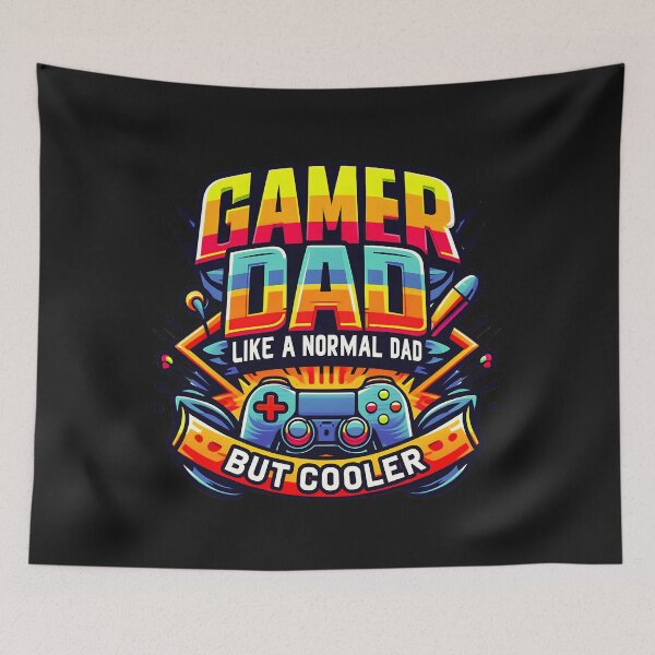 Item preview, Gamer Dad Like A Normal Dad But Cooler designed and sold by elynne9.