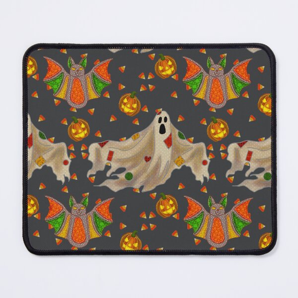 Item preview, Patchwork Ghosts, Bats, and Jack-o-Lantern Halloween Design designed and sold by TanyaRomeo.