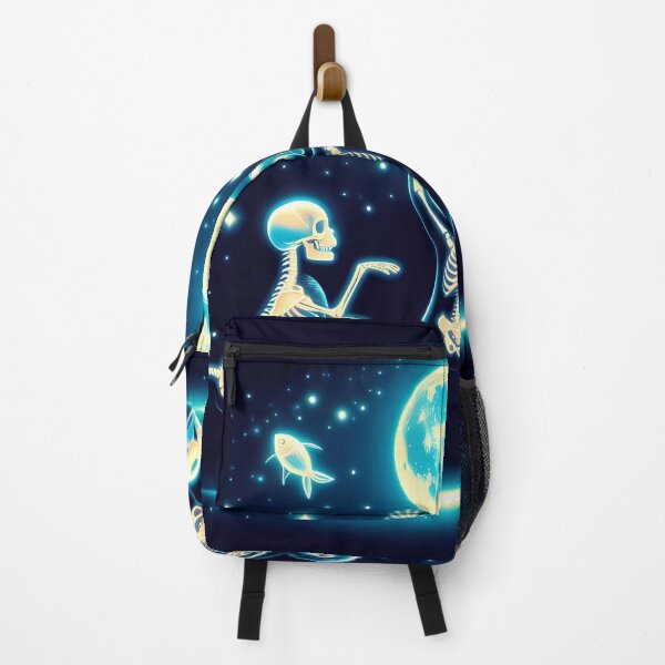 Item preview, Child with pets and moon, children swimming around designed and sold by Queueka.
