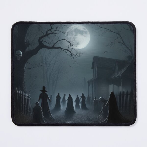 Item preview, Ghostly Gathering: Enchanted Spirits Haunting Halloween Ghost Town designed and sold by EnchantedVista.