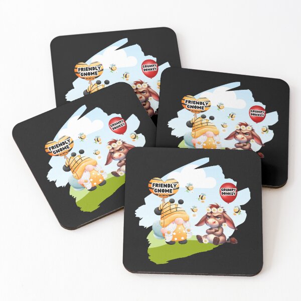 Item preview, Friendly Gnome Grumpy Donkey | Funny Gnome and Donkey Design | Cute Animal Art designed and sold by Gnome to Express.