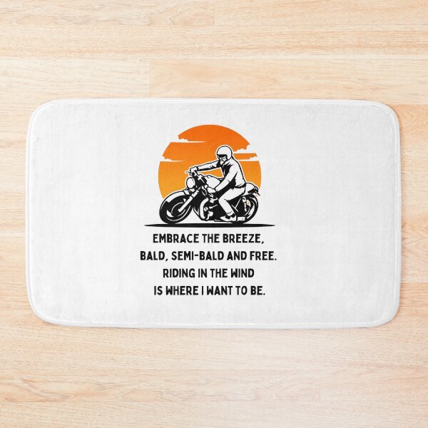 Item preview, Funny bald biker gifts for dad, uncle, boyfriend, friend designed and sold by WHDProduction45.