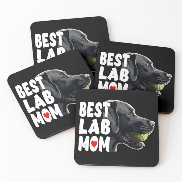 Item preview, Best Lab Mom Black Lab With Tennis Ball designed and sold by Just-Arts-4U.