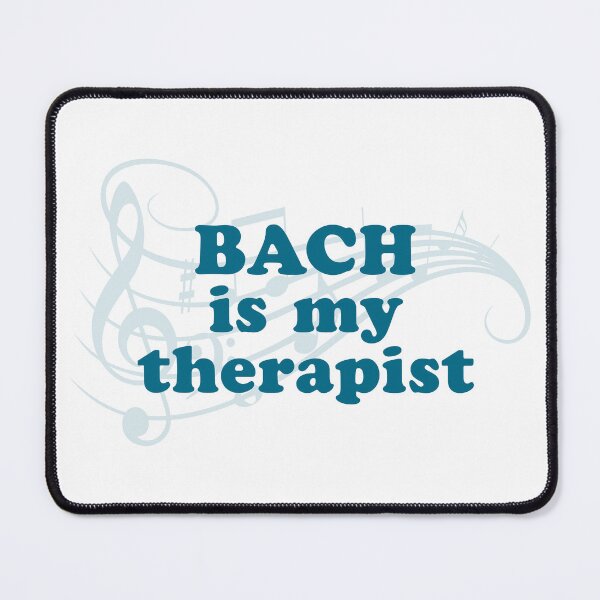 Item preview, Bach is my therapist designed and sold by OddPopnyc.