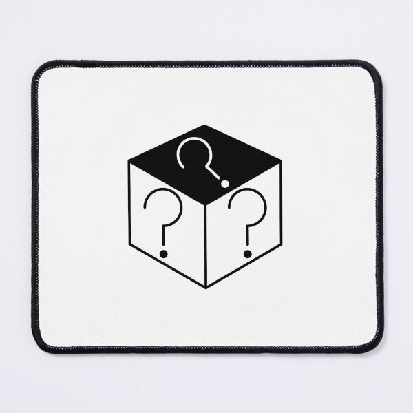 Item preview, Question Mark Cube Black and White designed and sold by chopola-shop.